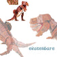 mierEdu 3D Puzzle Tyrannosaurus Rex, einstellbar, Reise zurück in die Zeit der Dinosaurier mit unserem anpassbaren 3D Puzzle
