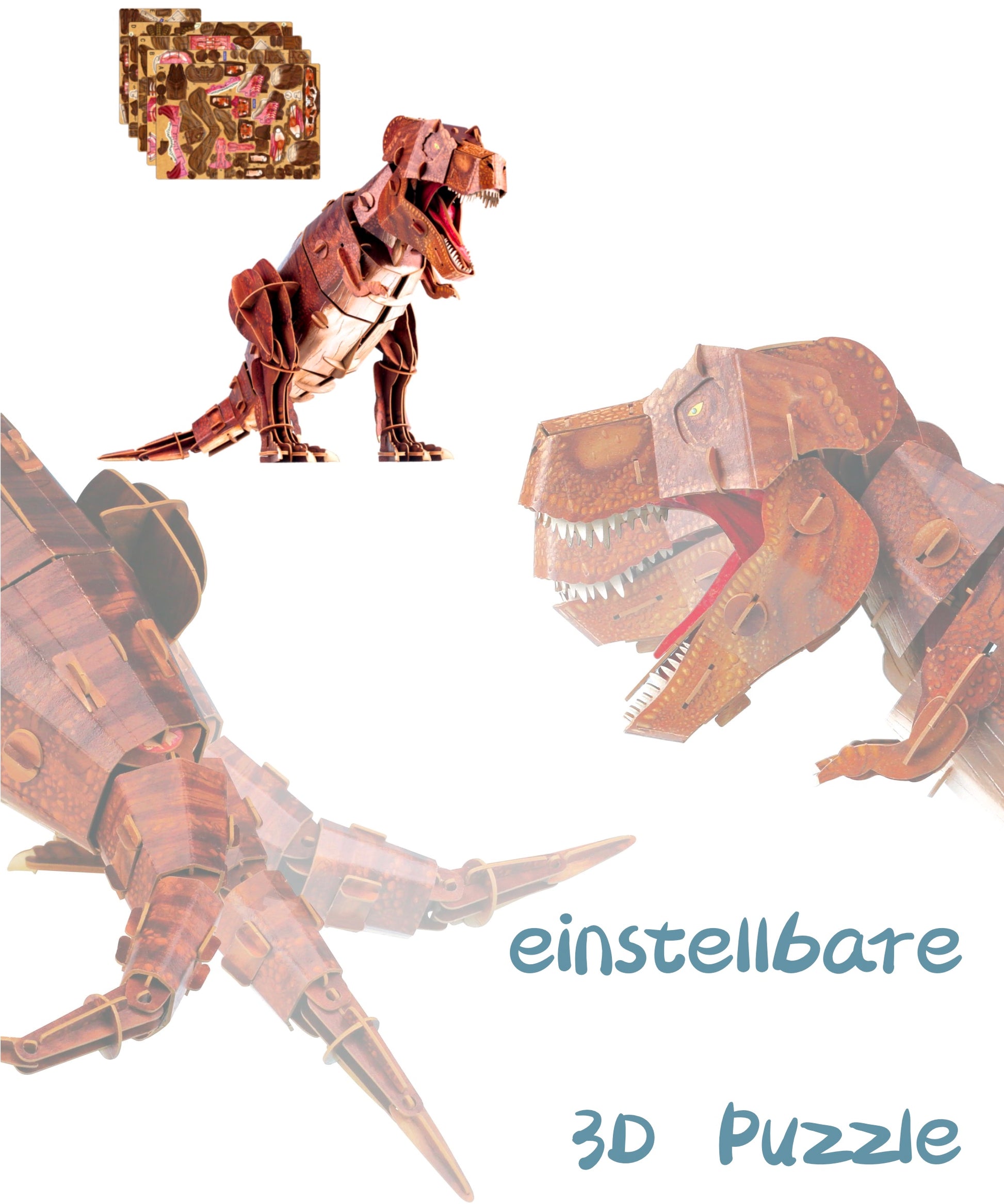 mier Edu Tyrannosaurus Rex 3D Eco Puzzle