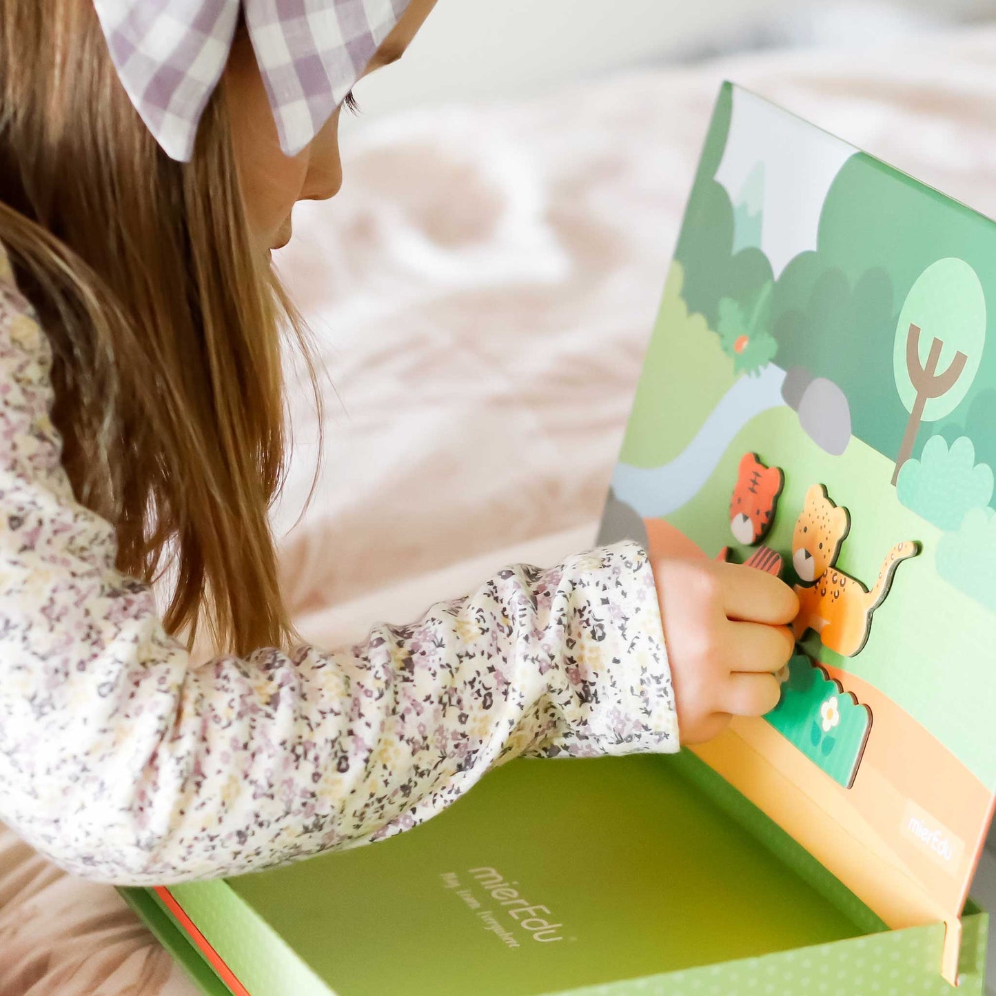 mierEdu Kreative MagnetSpielBox, Tierwelt, ideal als Geschenk für Kinder ab 3 Jahren