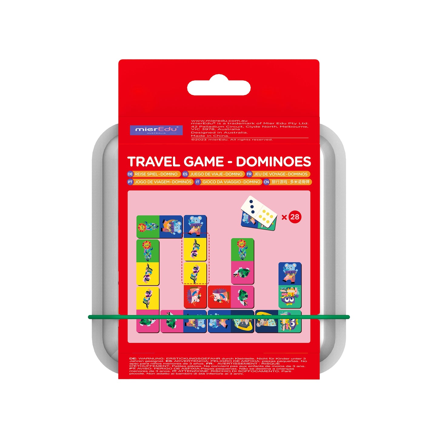mierEdu Reisespiel-Domino, Spaß für die ganze Familie