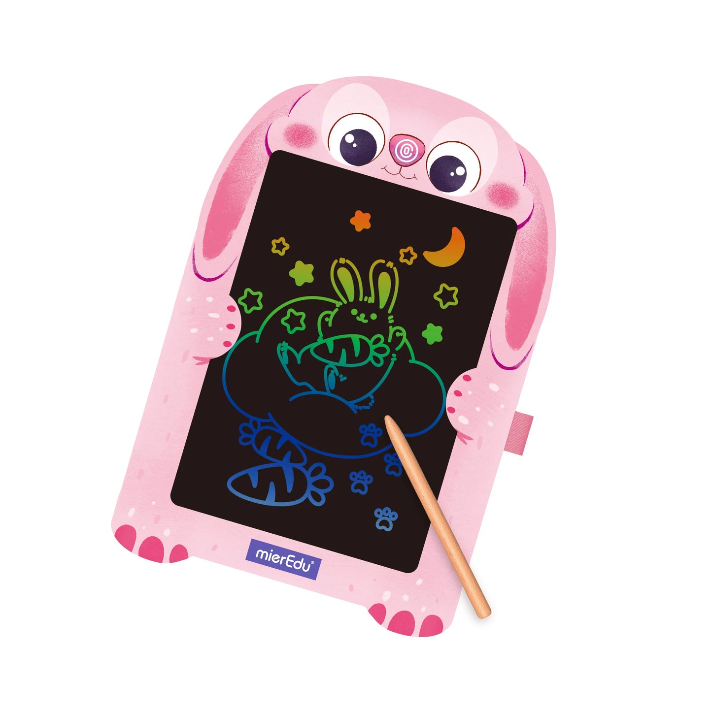 mierEdu  Maltafel, LCD Doodle Board - Kaninchen, Geschenkidee für Kinder ab 3 Jahren