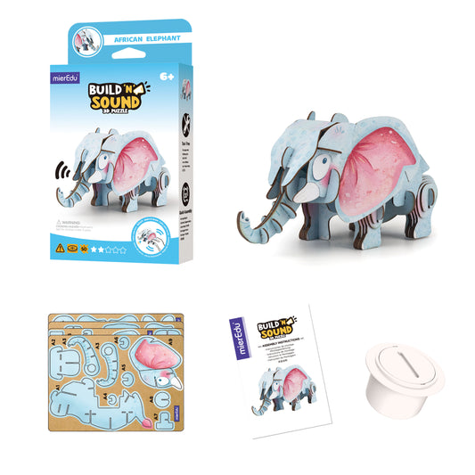 Elefant-Soundwunder mini 3D Puzzle