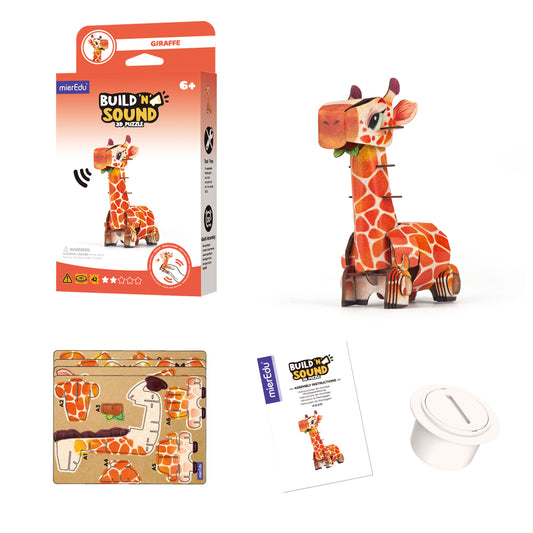 Giraffe-Soundwunder mini 3D Puzzle