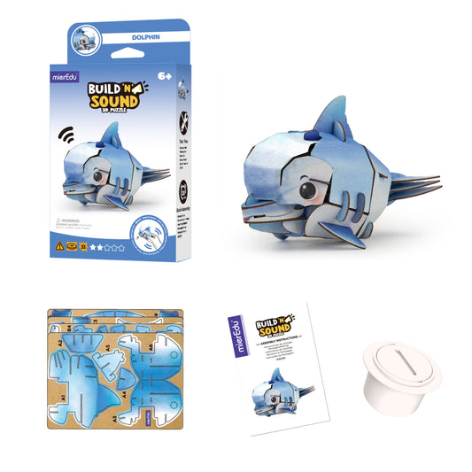 Delfin-Soundwunder mini 3D Puzzle