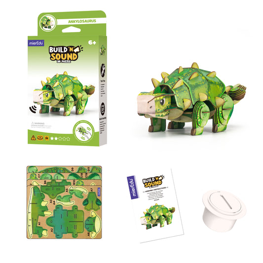 Ankylosaurus-Soundwunder mini 3D Puzzle