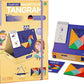 mierEdu Magnetisches Tangram Kinder – Duell Version, ein Spiel mit Doppelspaß