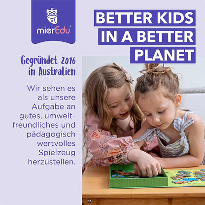 mierEdu Magnetspiel Box, Krankenschwester, Fördert Motorik und Fantasie,Ideal für Zuhause und als Reisespiel für Kinder, Magnet Spielzeug ab 3 Jahr