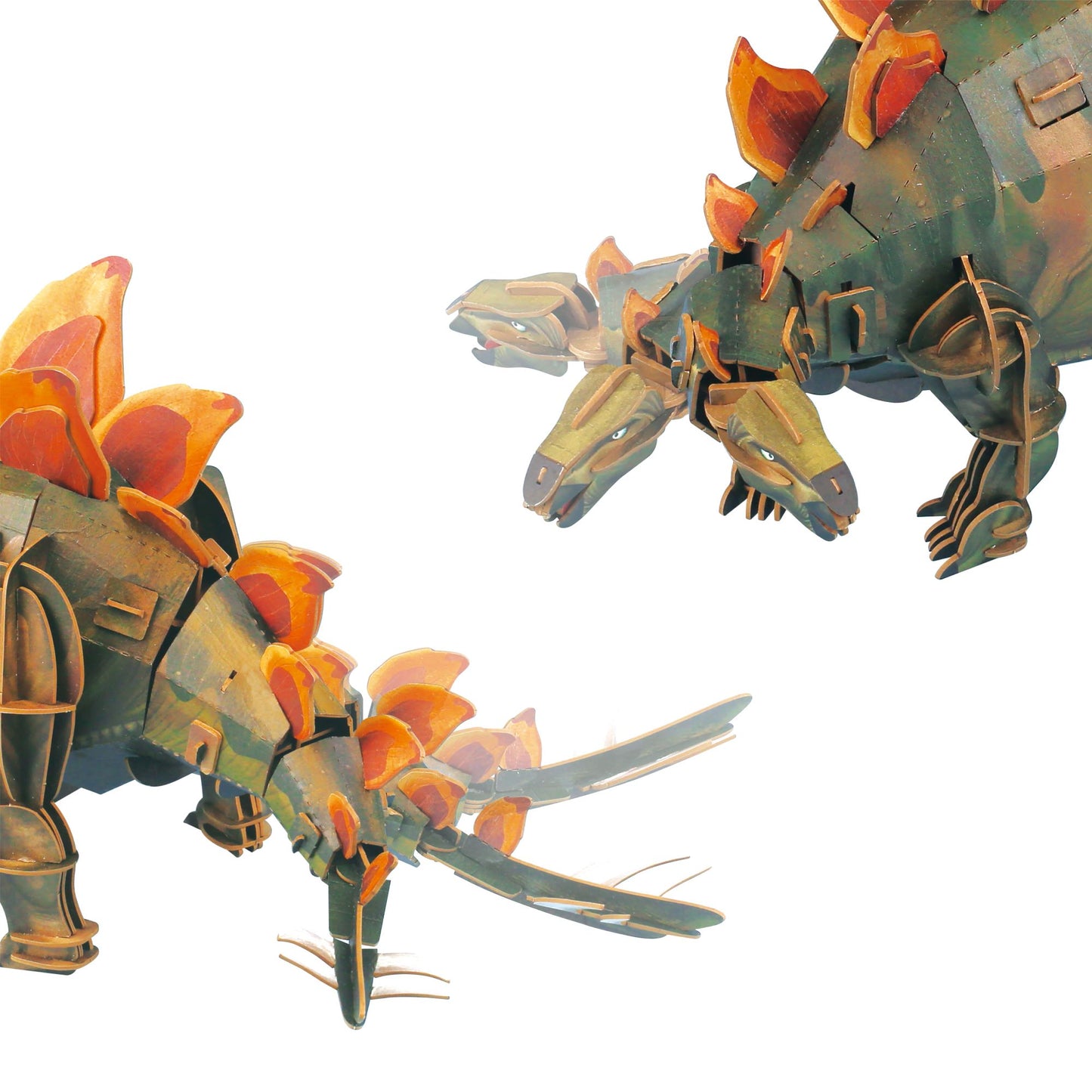 mierEdu 3D Puzzle Stegosaurus einstellbar, Reise zurück in die Zeit der Dinosaurier mit unserem anpassbaren 3D Puzzle