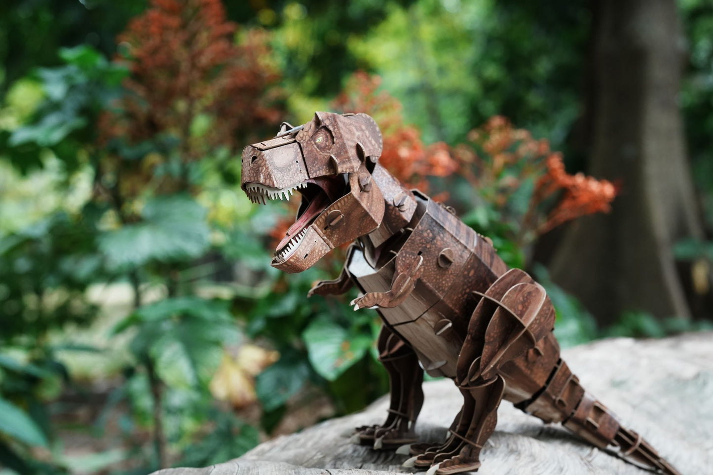 mierEdu 3D Puzzle Tyrannosaurus Rex, einstellbar, Reise zurück in die Zeit der Dinosaurier mit unserem anpassbaren 3D Puzzle