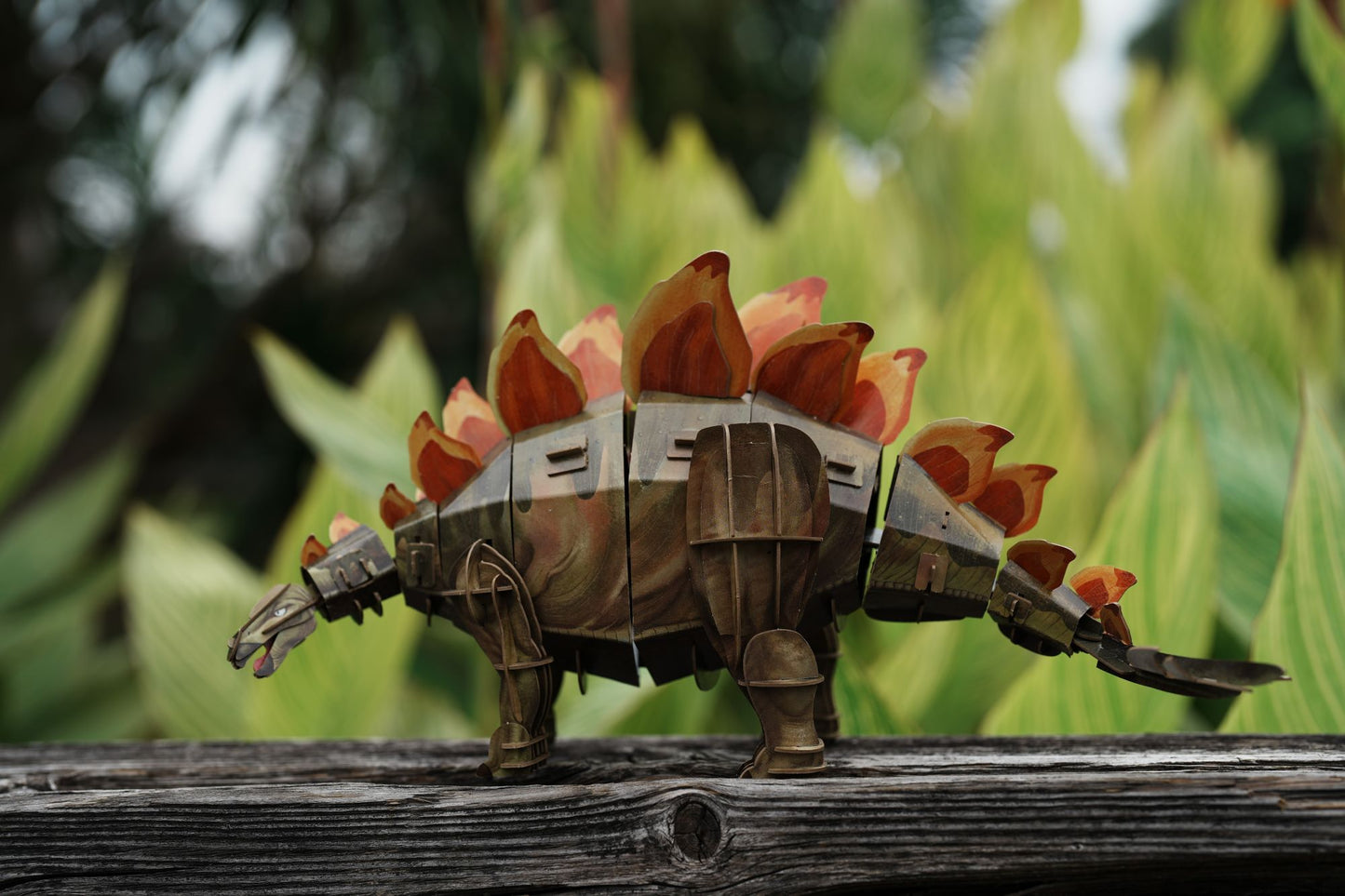 mierEdu 3D Puzzle Stegosaurus einstellbar, Reise zurück in die Zeit der Dinosaurier mit unserem anpassbaren 3D Puzzle