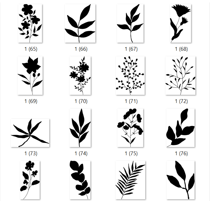 Ohne Versandkosten 80 digitale Pflanzen,zugeschnittene PNG-Datei, Goodnotes Stickers, OneNote Stickers, PNGs, Planner Stickers, iPad Stickers